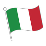 イタリア国旗のイラスト