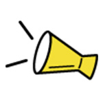 メガホンのイラスト