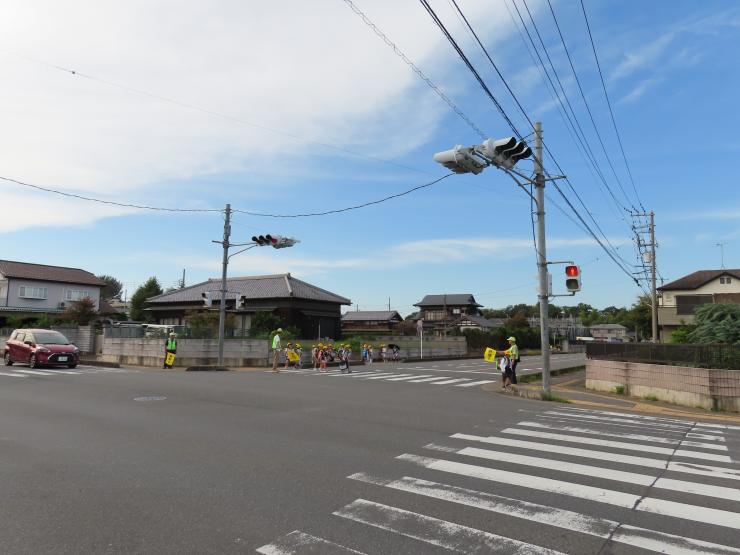 画像：登下校時の見守り活動2