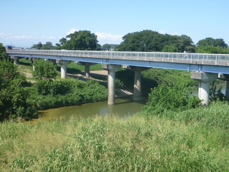 環境基準地点（市野川徒歩橋）の写真