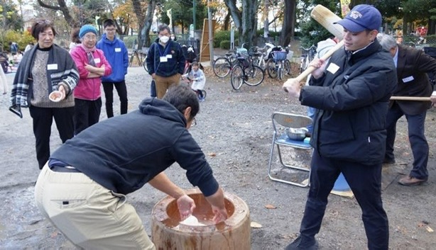 餅つき大会
