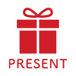 PRESENTのイラスト