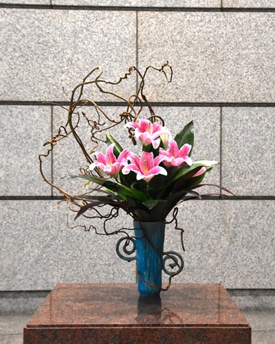 4月21日生け花写真