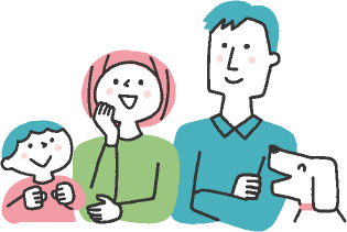 家族のイラスト