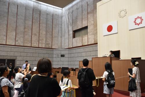 議場写真