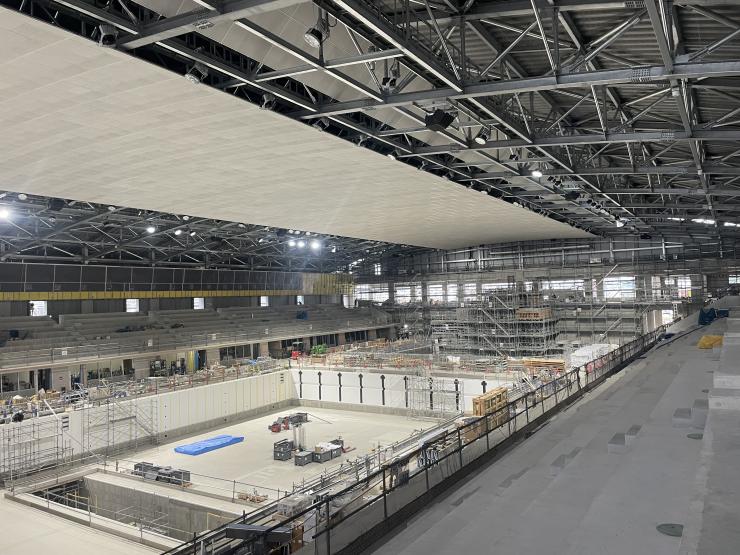 メインプールエリア工事実施状況