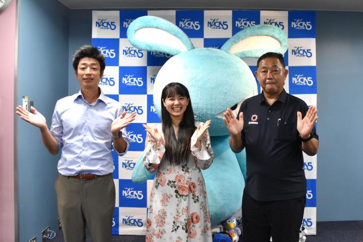 渡辺大委員長と千葉達也委員長の写真