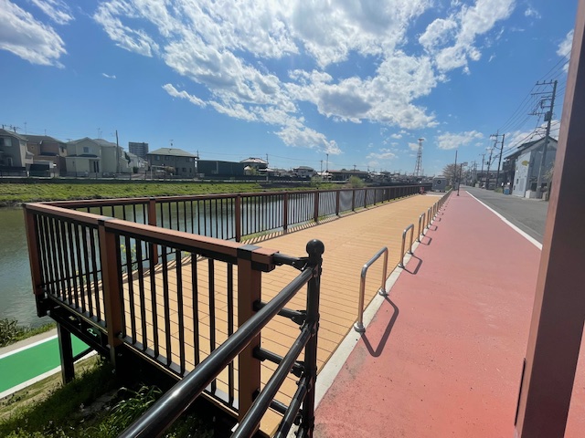 古利根川（杉戸町）の風景2