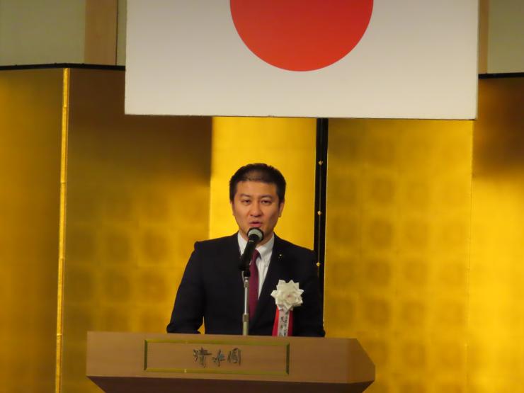 7月2日議長祝辞の写真