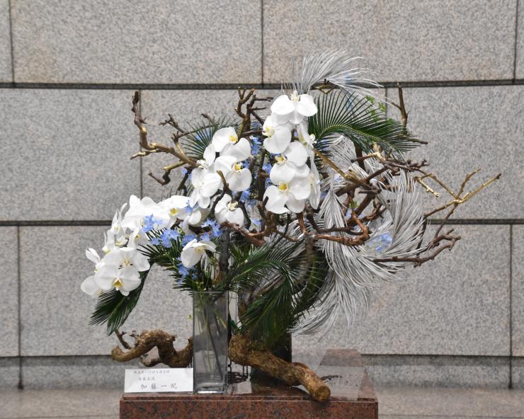 7月13日生け花の写真