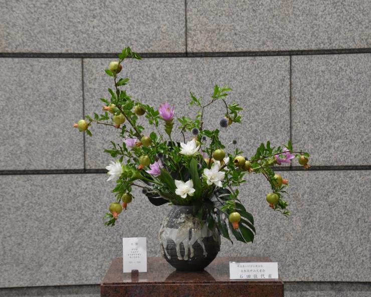 7月21日生け花の写真