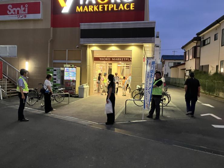 毛呂山町非行防止街頭キャンペーン