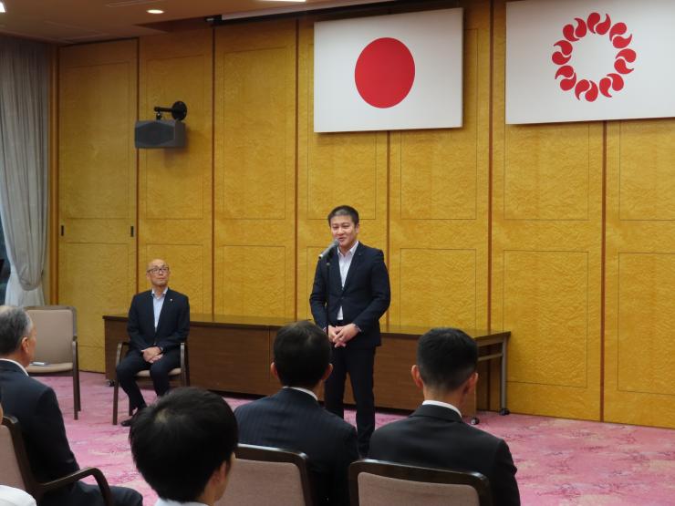 9月7日議長の写真