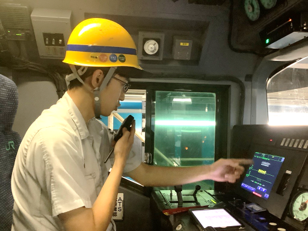 井口氏作業風景