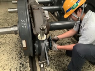 増田氏作業風景