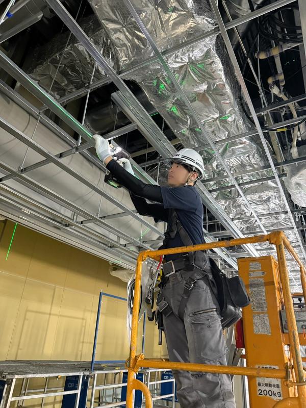 隅田氏作業風景