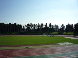 上尾運動公園陸上競技場の写真