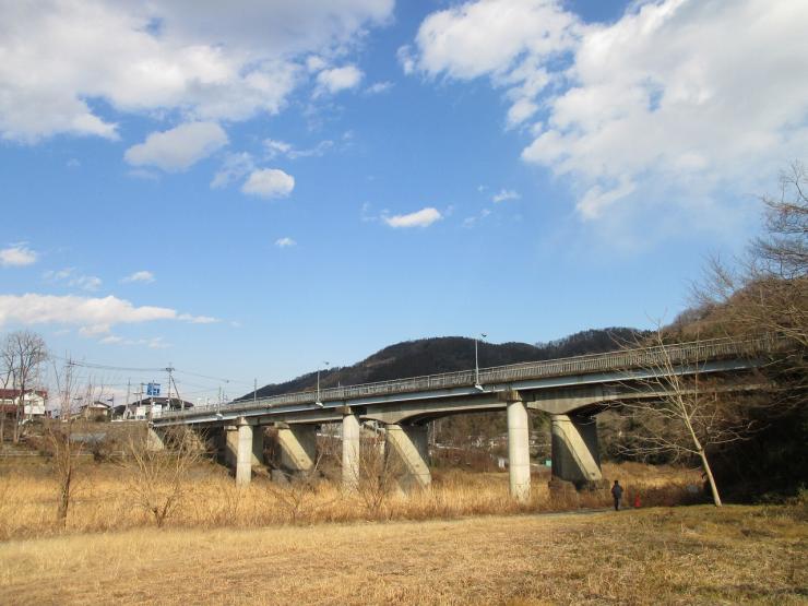 上武橋全景　上流側から