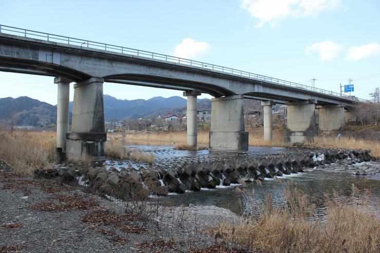 上武橋全景　下流側から