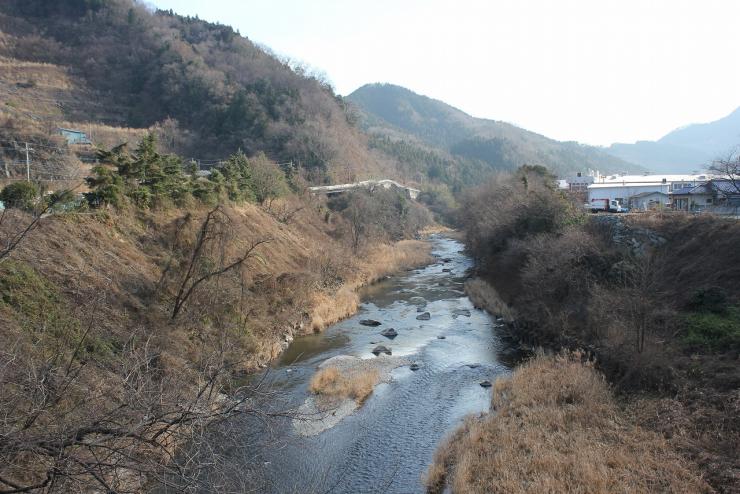 渡戸橋上流の風景