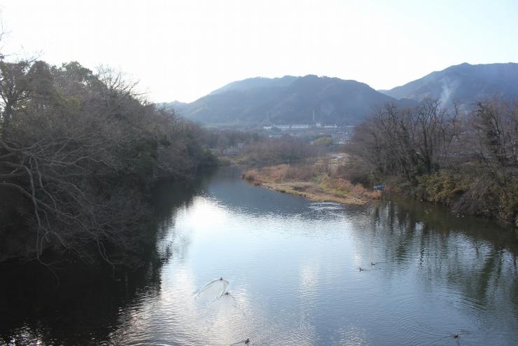 神流橋の上流の風景