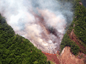 山火事の写真（燃える様子その1）