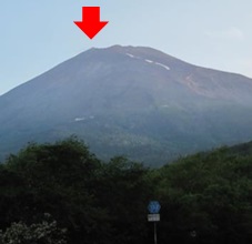 富士山遠景 測候所