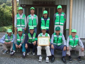 流川子供安全パトロール隊の皆さん