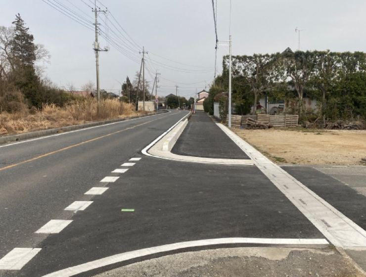 歩道の整備施工後写真